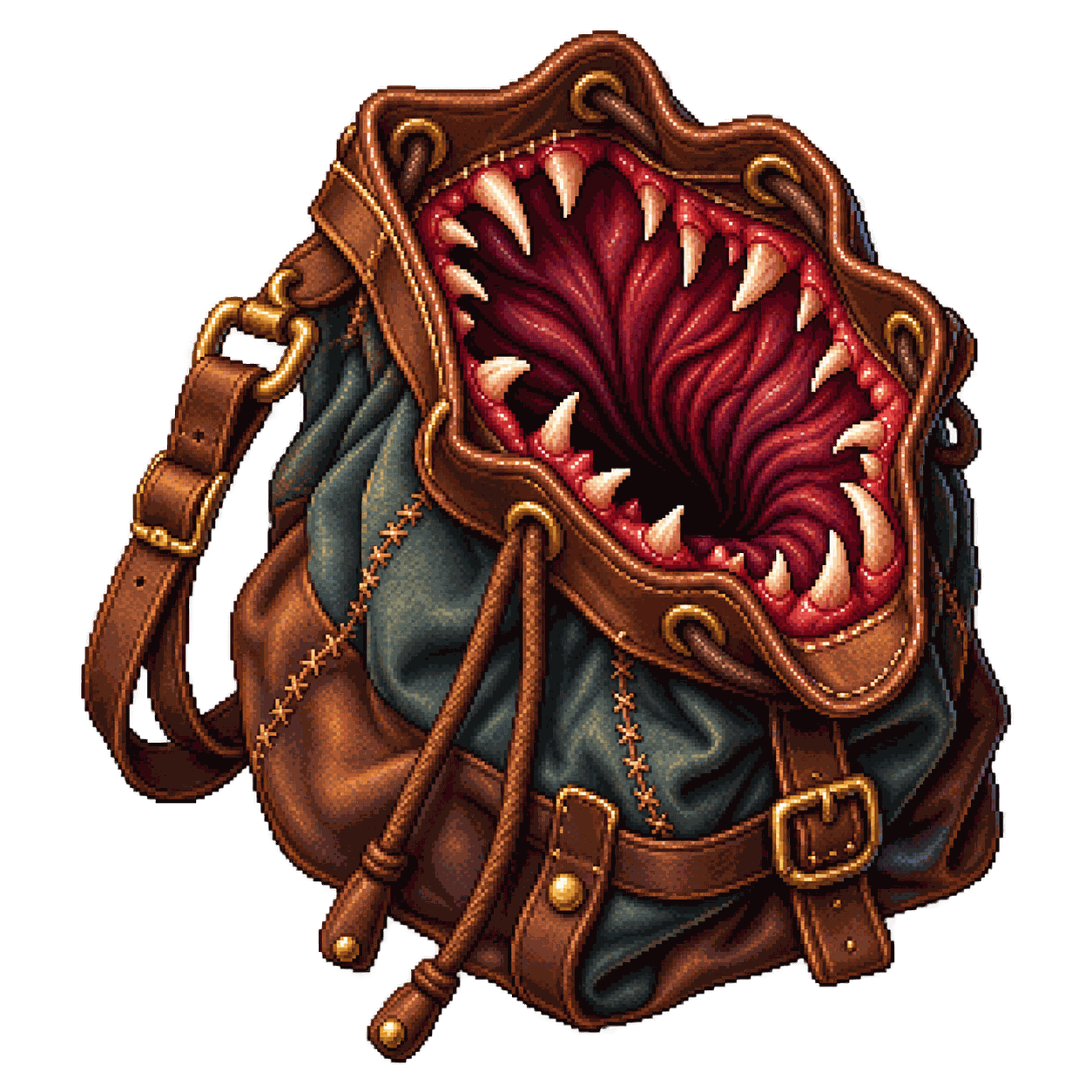 Static high-resolution pixel-art illustration of Bag of Devouring.