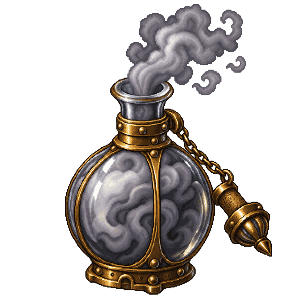 Static high-resolution pixel-art illustration of Eversmoking Bottle.