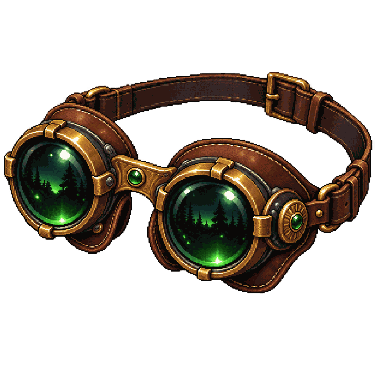 Static high-resolution pixel-art illustration of Goggles of Night.