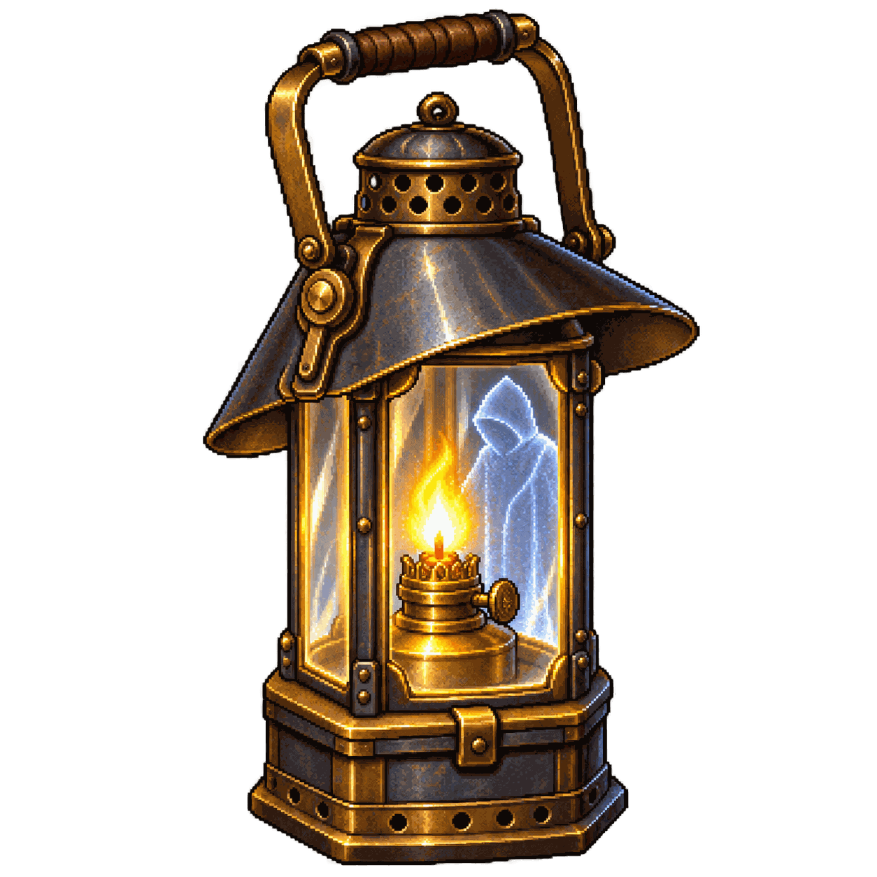 Static high-resolution pixel-art illustration of Lantern of Revealing.