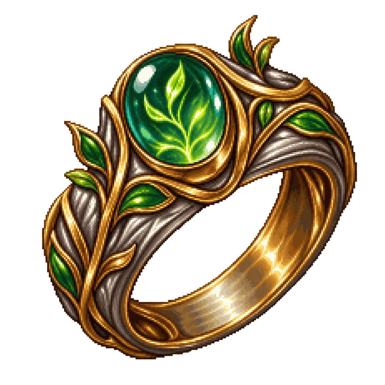 Static high-resolution pixel-art illustration of Ring of Regeneration.