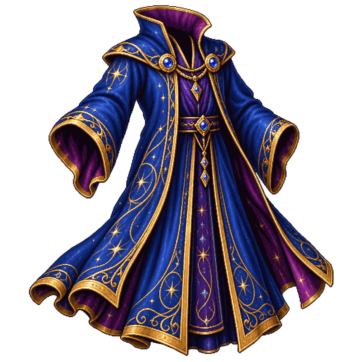 Static high-resolution pixel-art illustration of Robe of the Archmagi.