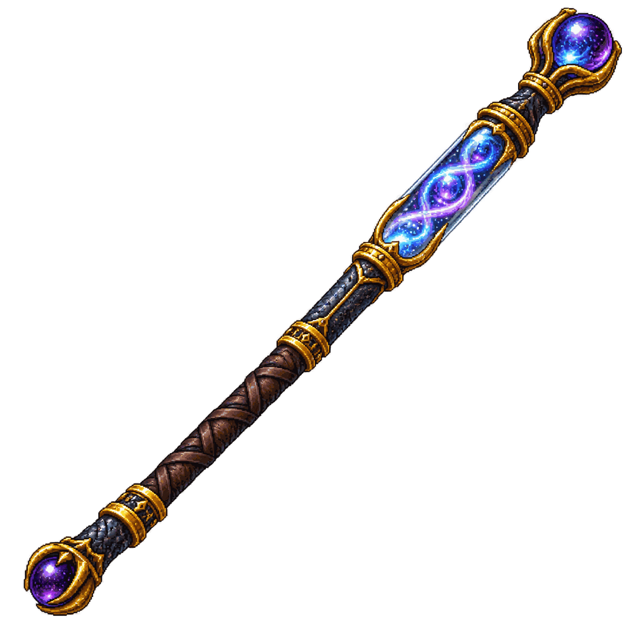 Static high-resolution pixel-art illustration of Rod of Absorption.