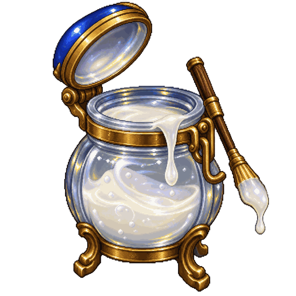 Static high-resolution pixel-art illustration of Sovereign Glue.