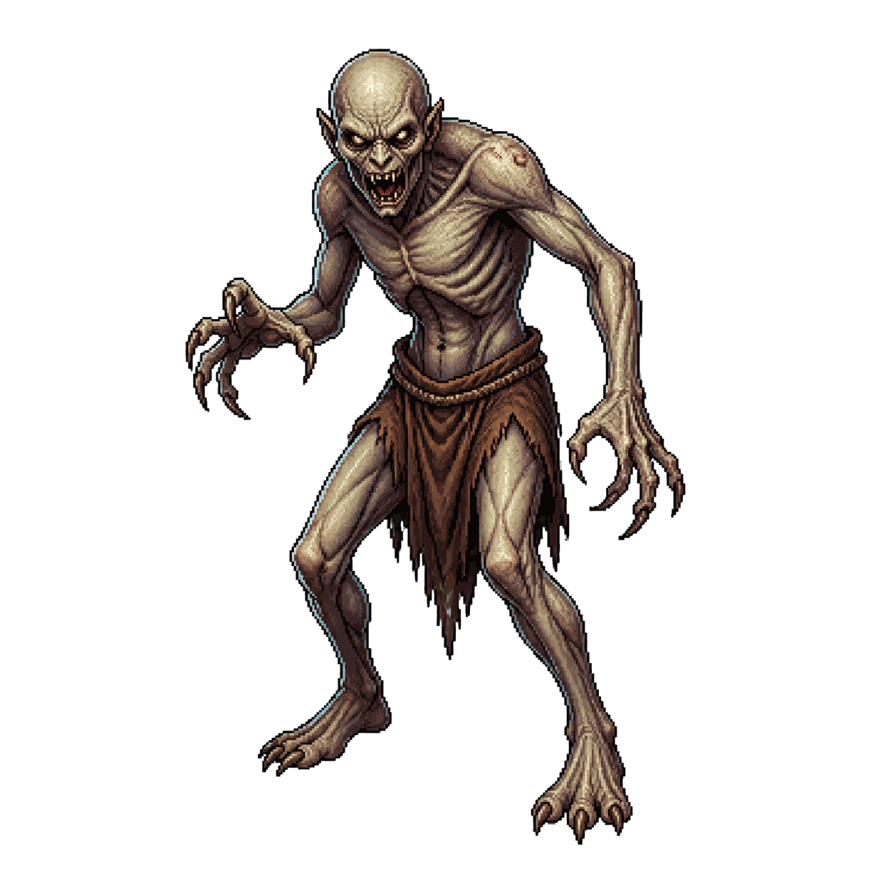 Static high-resolution pixel-art portrait of Ghoul.