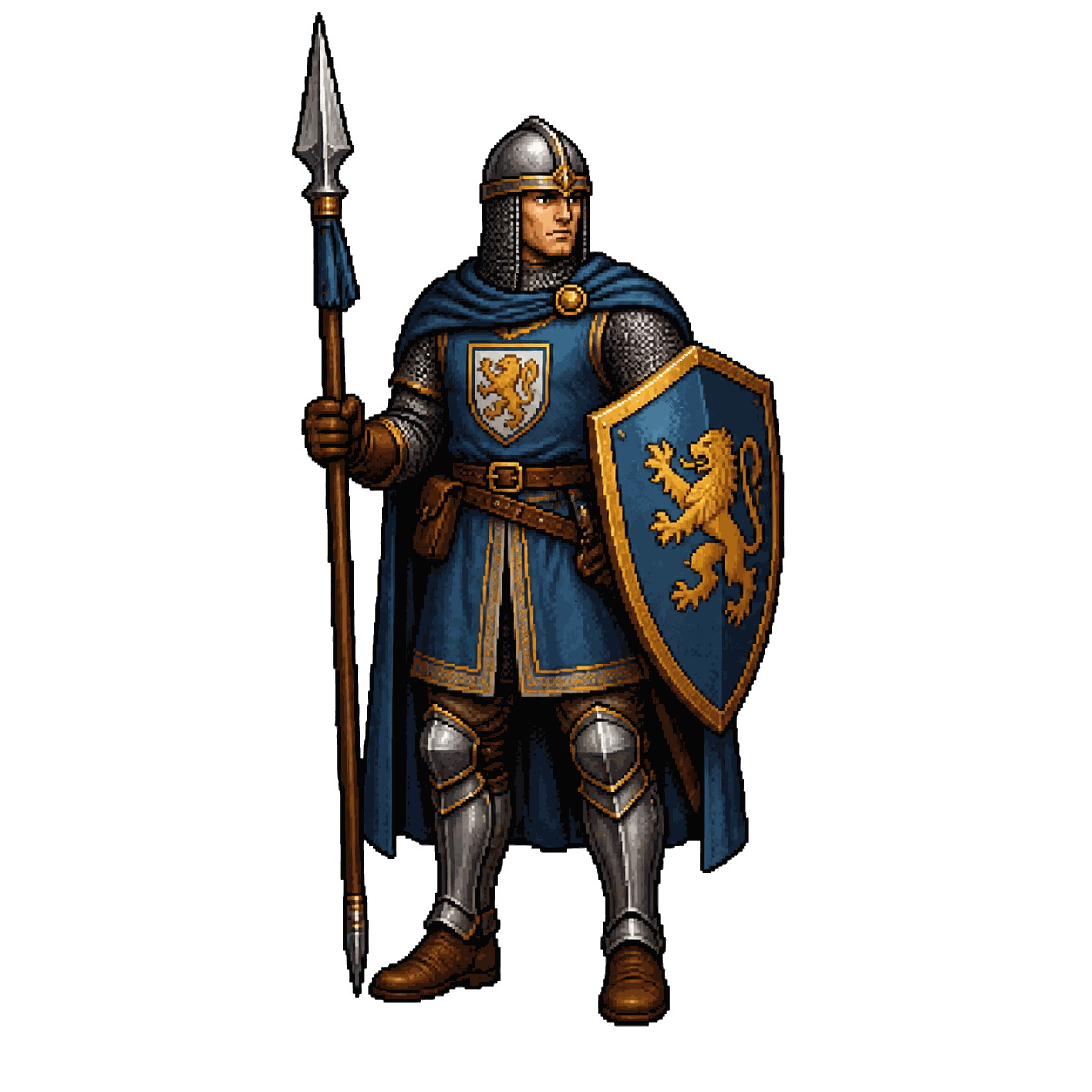 Static high-resolution pixel-art portrait of Guard.