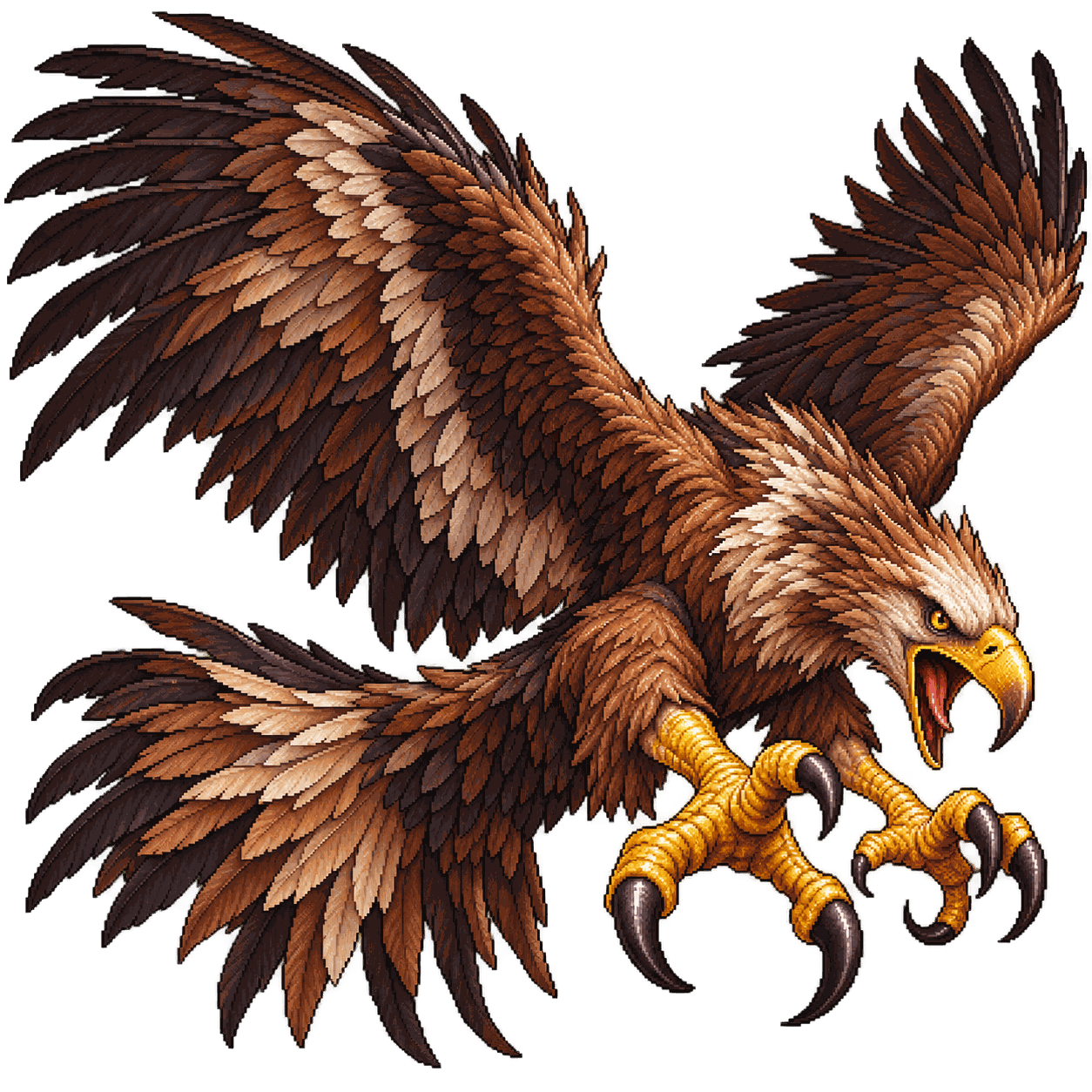 Static high-resolution pixel-art portrait of Roc.